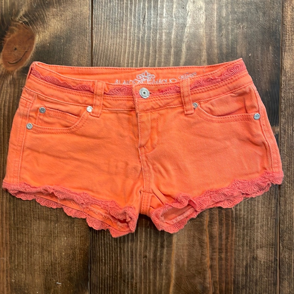 🌟2x Host Pick🌟Almost Famous Coral Shorts